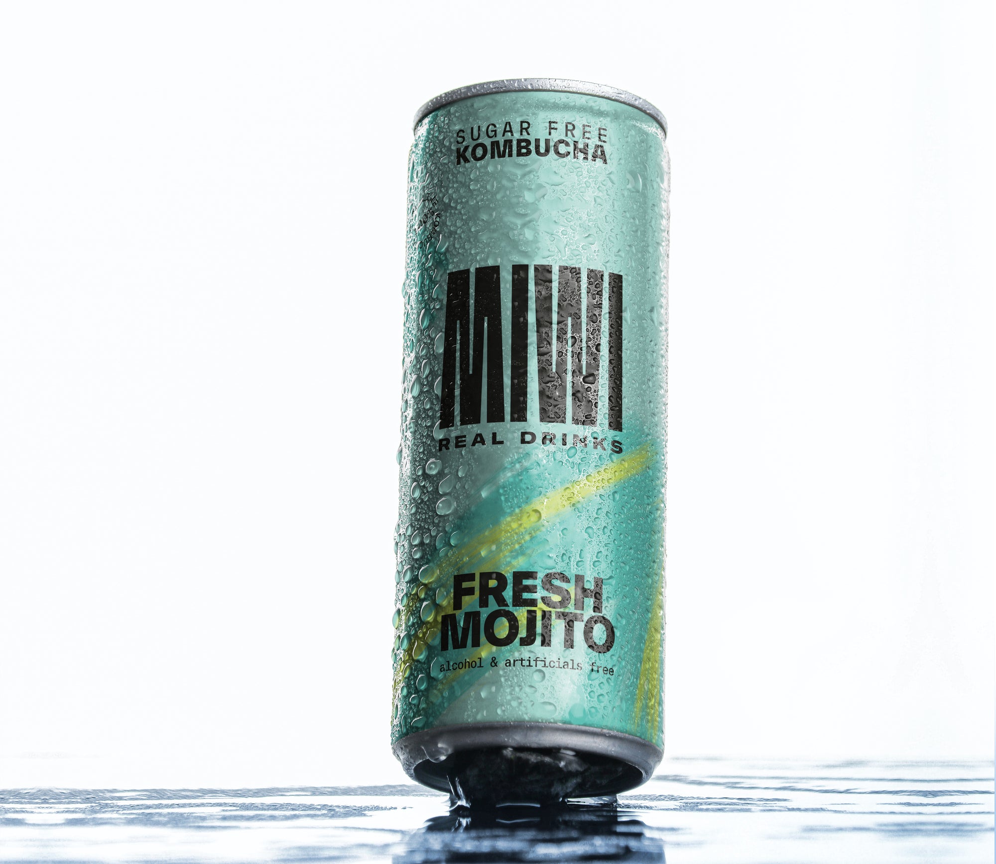 KOMBUCHA FRESH MOJITO | 12 latas 25cl - MIWI REAL DRINKS