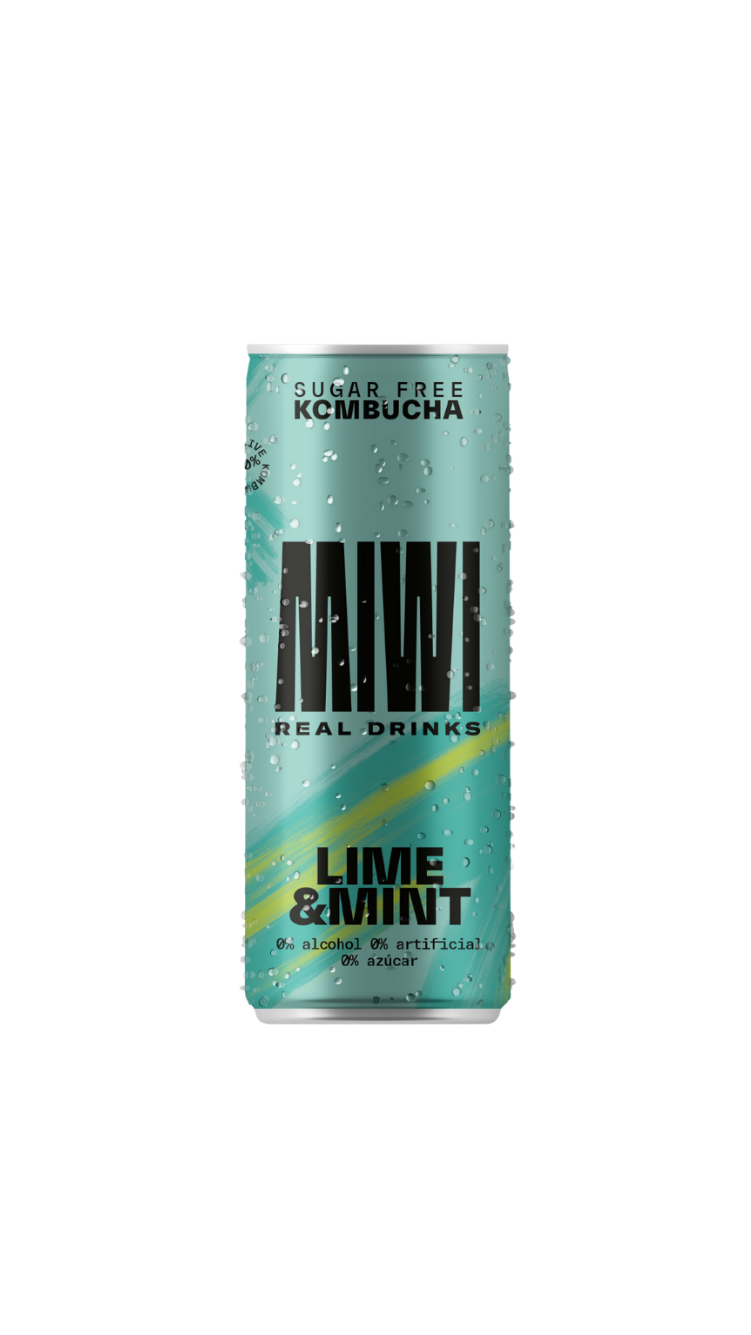 KOMBUCHA LIME & MINT | 12 latas 25cl