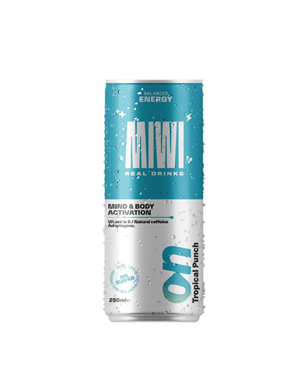 MIWI ON TROPICAL PUNCH | 12 latas 25cl - MIWI REAL DRINKS