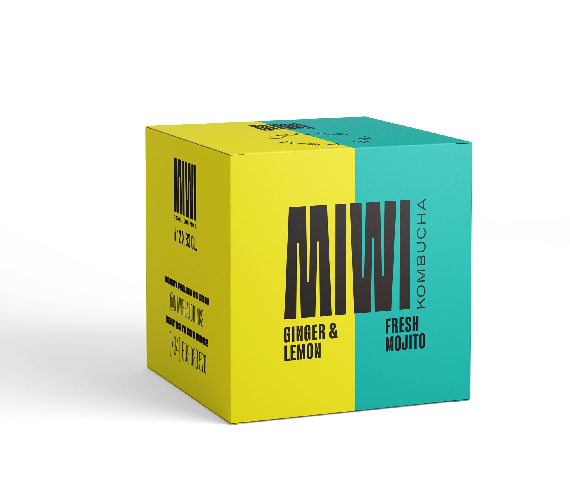 Caja doble Fresh Mojito & Ginger Lemon - MIWI REAL DRINKS