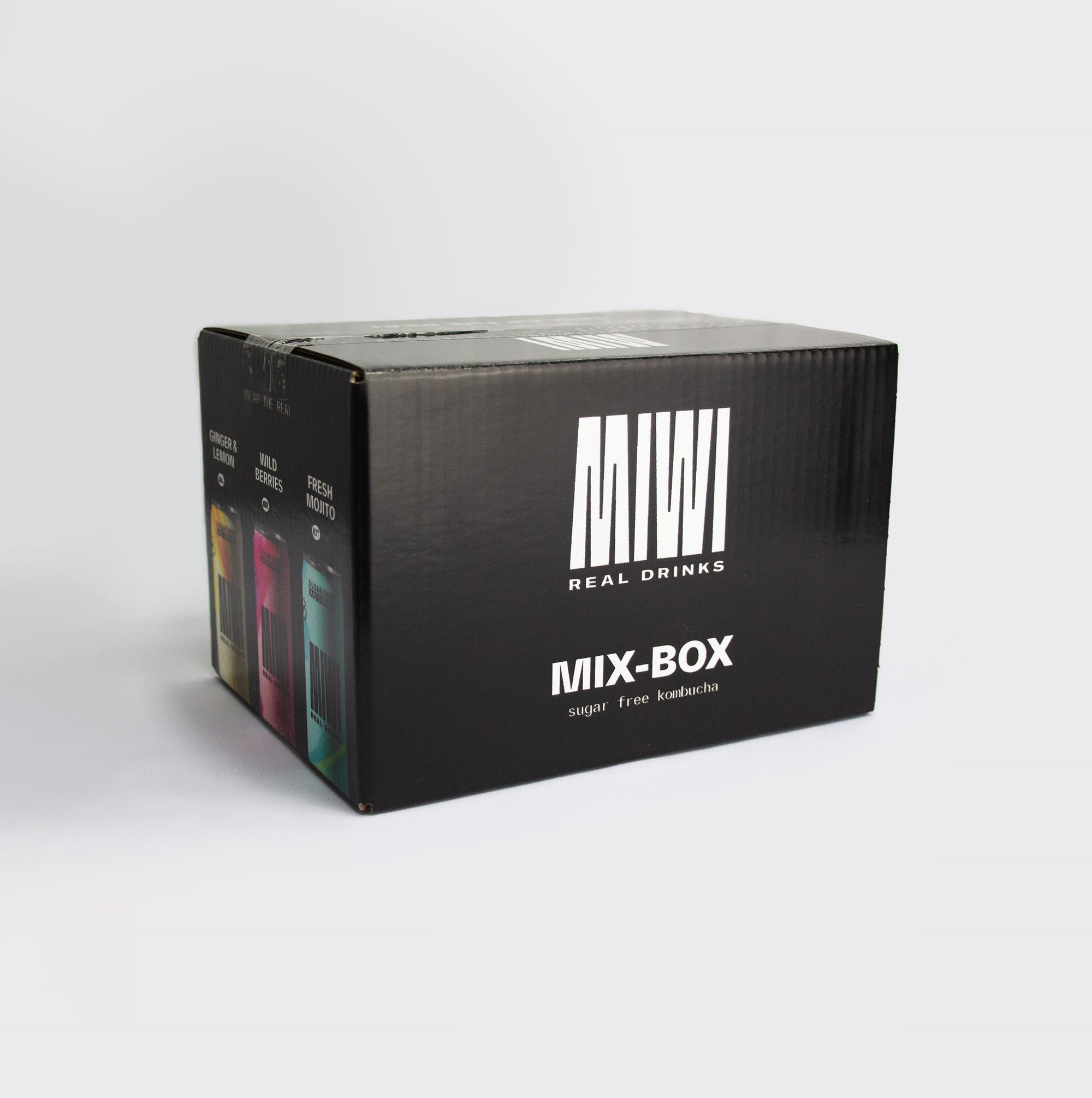 KOMBUCHA MIX-BOX 12 Latas 250ml. - MIWI REAL DRINKS